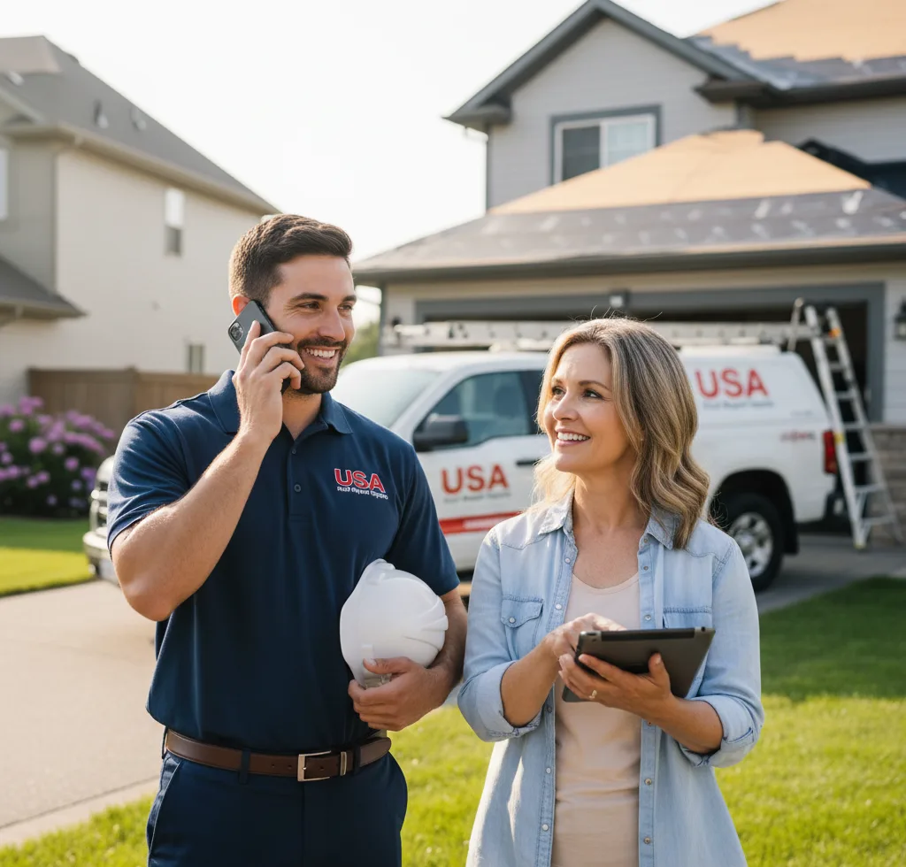 USA Roof Repair Experts customer support in New Lebanon